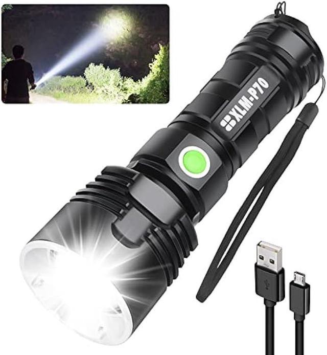 Rechargeable Flashlight 100000 Lumens, Super Bright Led Flashlight