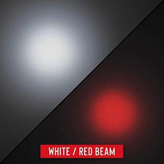 Alt view image 2 of 6 - Coast HX4 80 Lumen Dual Color (White & Red) Magnetic LED Clip Light with Beam Rotation, black