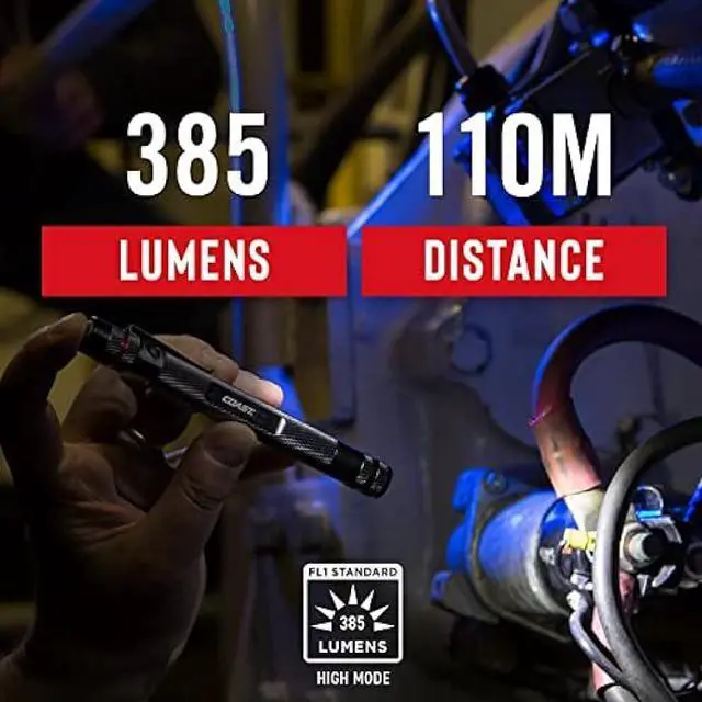 Alt view image 4 of 6 - Coast HP3R 385 Lumen Rechargeable LED Penlight with Twist Focus, Green