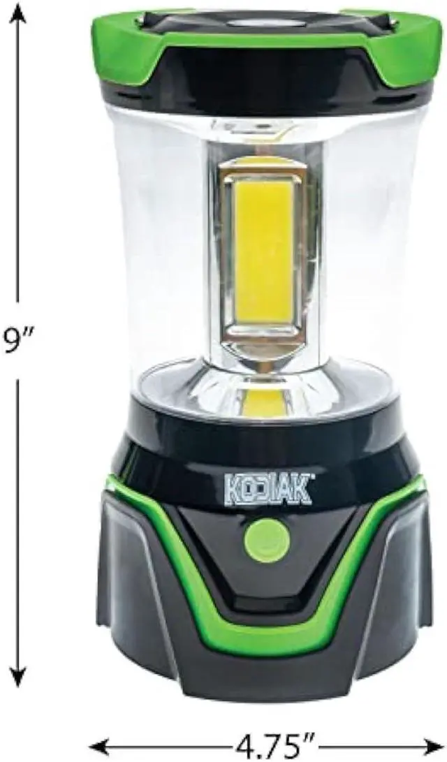 Alt view image 2 of 6 - KODIAK 3000 Lumen Camping Lantern | 4 Brightness Modes | 2 Hour Run Time = 3000 Max Lumens | 360 Degree Illumination | Weather Resistant | Tough ABS with a Rubber Coated Base | Batteries Included