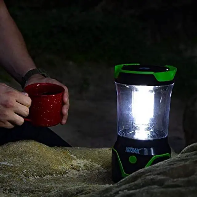 Alt view image 6 of 6 - KODIAK 3000 Lumen Camping Lantern | 4 Brightness Modes | 2 Hour Run Time = 3000 Max Lumens | 360 Degree Illumination | Weather Resistant | Tough ABS with a Rubber Coated Base | Batteries Included
