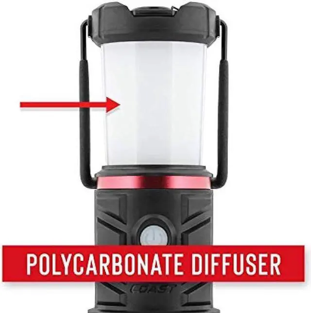 Alt view image 7 of 7 - COAST EAL13 Dual Color LED Emergency Light - 330 Lumens, AAA or Rechargeable, Storm Proof, Compact and Durable for Camping & Survival,White