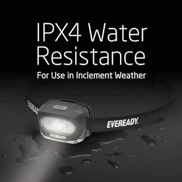 Alt view image 7 of 7 - Rechargeable LED Headlamps by Eveready, Super Bright Water Resistant Head Lights for Running, Camping, Emergency, Outdoors (USB Cable Included)