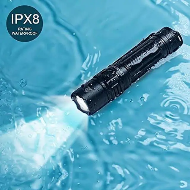 Alt view image 3 of 6 - sofirn SP35 2000 Lumen EDC Flashlight, Super Bright USB-C Rechargeable Flashlight with Pocket Clip, IPX8 Water Resistant LED Torch, for Outdoor Camping Hiking Hunting Fishing Emergency