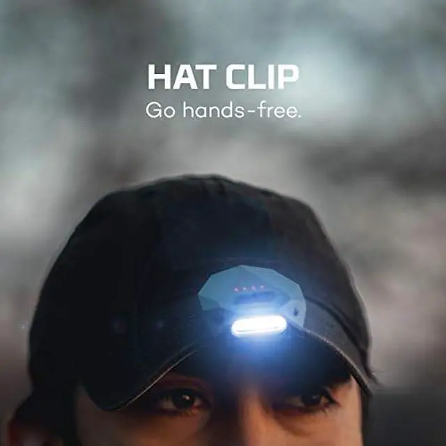 Alt view image 2 of 7 - NEBO Einstein Cap Light | Rechargeable 50 Lumen Cap Light 18 Hours of Operation Between Charges