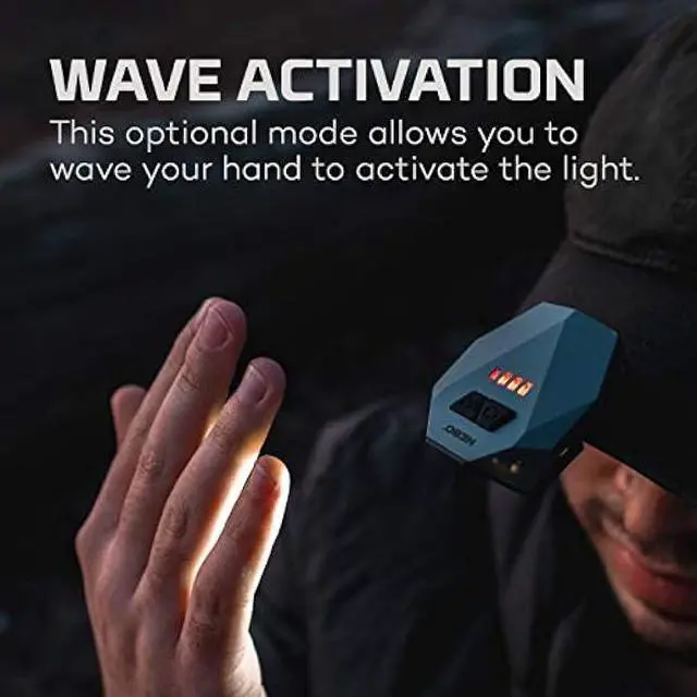 Alt view image 5 of 7 - NEBO Einstein Cap Light | Rechargeable 50 Lumen Cap Light 18 Hours of Operation Between Charges