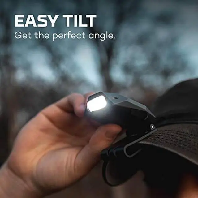 Alt view image 7 of 7 - NEBO Einstein Cap Light | Rechargeable 50 Lumen Cap Light 18 Hours of Operation Between Charges