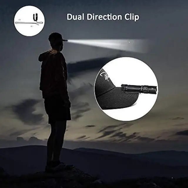 Alt view image 4 of 6 - sofirn SP35 2000 Lumen EDC Flashlight, Super Bright USB-C Rechargeable Flashlight with Pocket Clip, IPX8 Water Resistant LED Torch, for Outdoor Camping Hiking Hunting Fishing Emergency