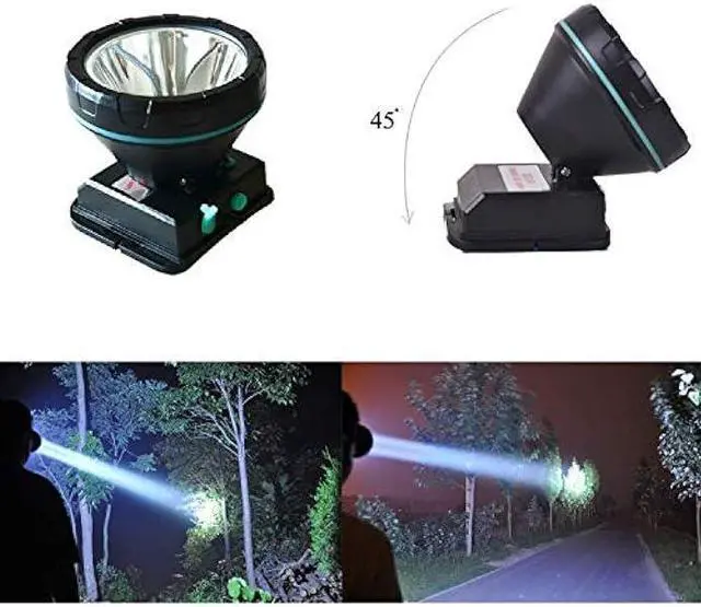 Alt view image 2 of 6 - ODEAR Bright Headlamp Rechargeable LED Torch for Mining,Camping, Hiking, Fishing