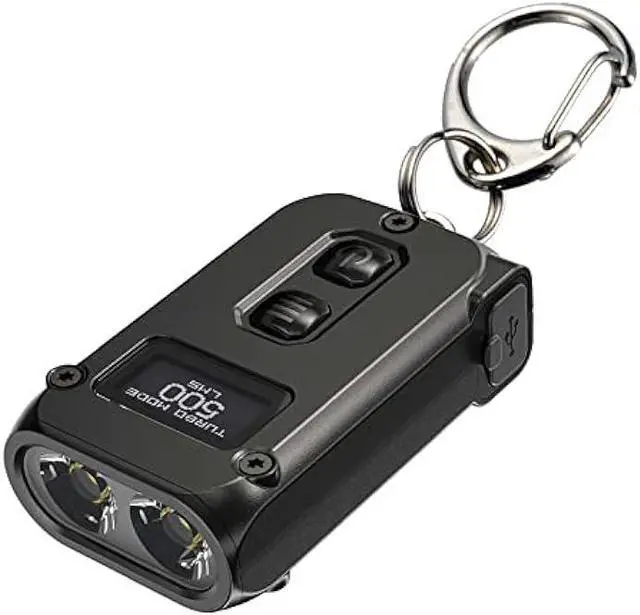Main image of NITECORE TINI 2 Dual LED Rechargeable Keychain Light - 500 Lumen (Black)