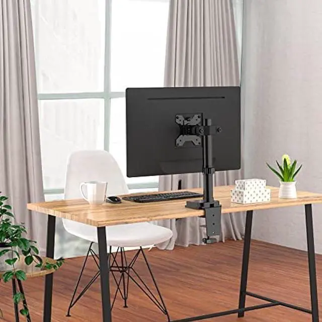 Alt view image 6 of 6 - WALI Mount Plate for Universal Monitor Mounting System, Fits 1.1 to 2.4 inch Diameter Pole, Mounting Holes for 75 by 75 mm and 100 by 100mm (VES02), Black