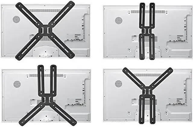 Alt view image 4 of 7 - WALI Mount Bracket Adapter Monitor Arm Mounting Kit for Screen 13 to 27 inch, Mounting Holes 75mm and 100mm (UVVEP)