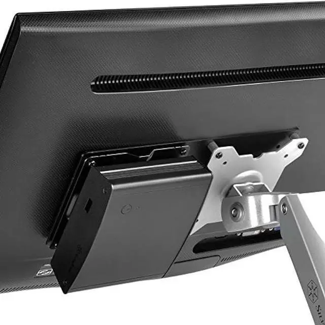 Alt view image 3 of 3 - Silverstone MVA01 NUC/Monitor Arm Extension Bracket with VESA Mount Specification, SST-MVA01