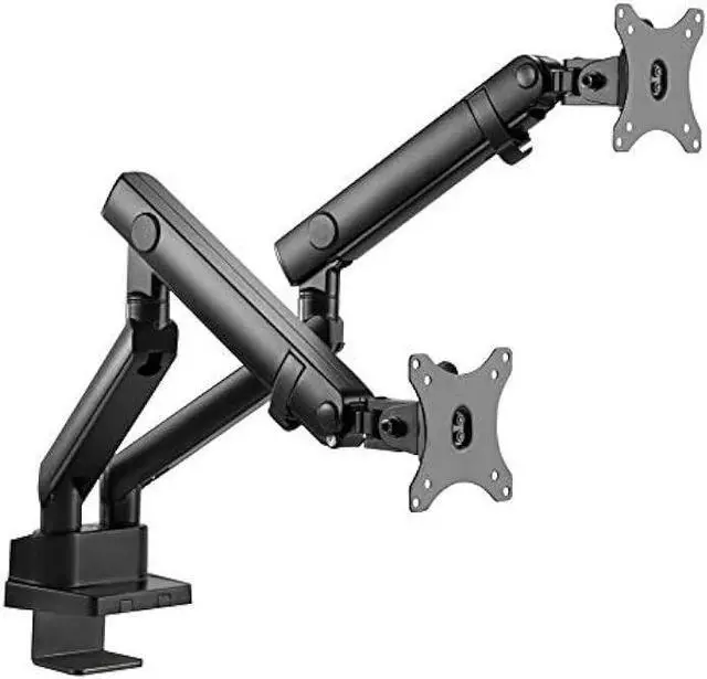 Alt view image 3 of 7 - Amer Mounts | 17-32 | LED LCD Monitor Arm | Hydra Lift Articulating Arm | Clamp and Grommet Base
