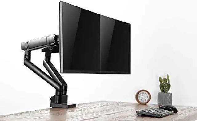 Alt view image 5 of 7 - Amer Mounts | 17-32 | LED LCD Monitor Arm | Hydra Lift Articulating Arm | Clamp and Grommet Base