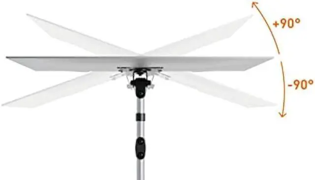 Alt view image 4 of 6 - Durable Monitor Mount Select for 1 Screen - Monitor Stand with Clamp for Desks - VESA 75/100 - for 21-27 Inch Screens - Ergonomic, Height Adjustable, Rotate & Tilt - Securely Holds Screens Upto 8KG