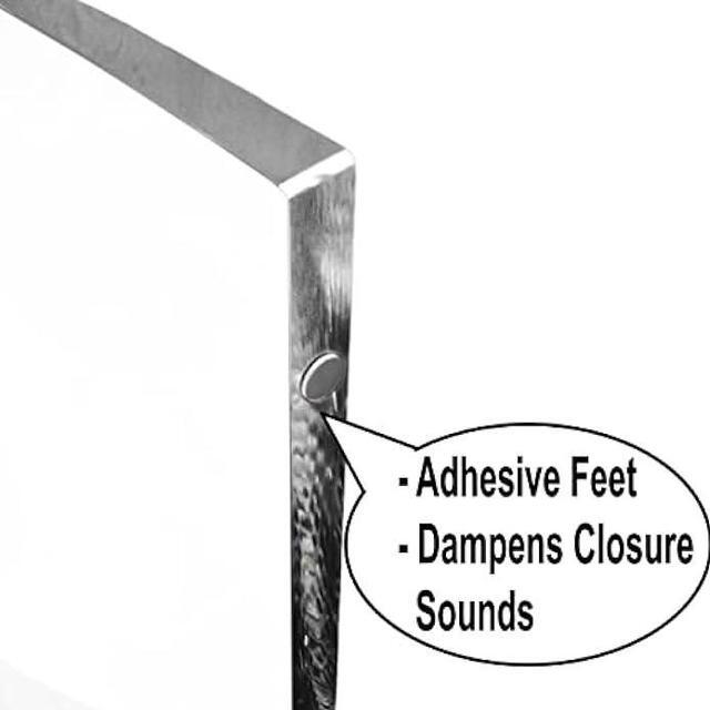 Alt view image 3 of 7 - AMT Premium Acrylic Clear Monitor Stand Laptop/PC/Multimedia Monitor Riser for Home Office