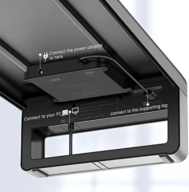 Alt view image 6 of 6 - Vaydeer USB3.0 Wireless Charging Aluminum Monitor Stand Riser Support Transfer Data and Charging,Keyboard and Mouse Storage Desk Organizer up to 27inch for Computer MacBook PC (Black