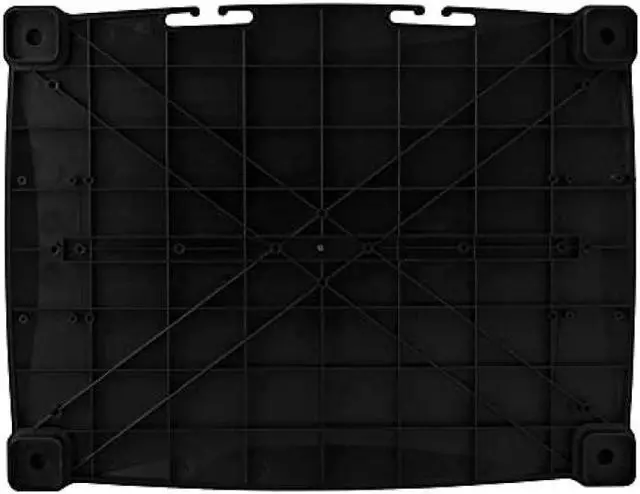 Alt view image 4 of 7 - Kantek Height-Adjustable Computer Monitor Stand Organizer, Removable Organizing Drawer, Cable Management, 17 x 13.25 x 4.1 To 6.5 High, Black