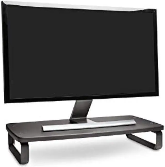 Alt view image 3 of 6 - Kensington SmartFit Extra Wide Monitor Stand (K52797WW), Black, 2 x 24 x 11.8