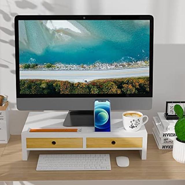 White Desktop Shelf Organizer