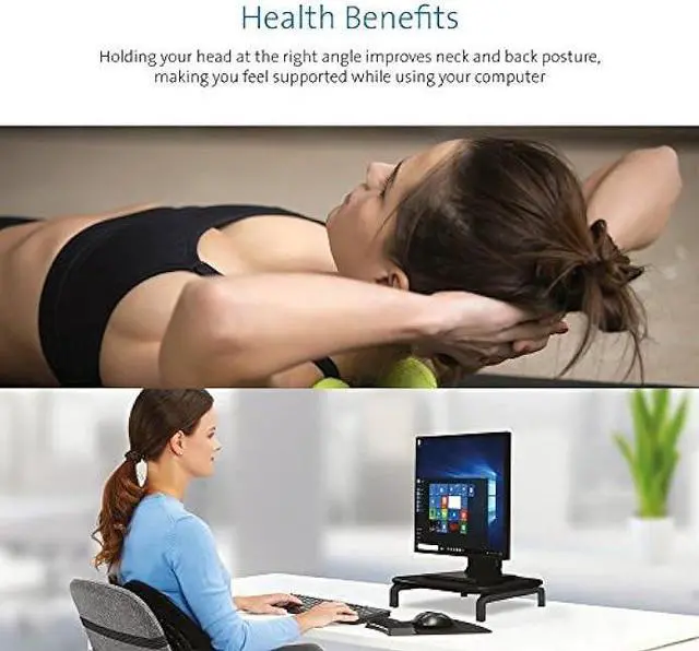 Alt view image 6 of 6 - Kensington SmartFit Monitor Stand for up to 21 Screens - Black (K52785WW)
