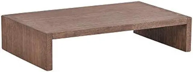 Main image of Kirigen Monitor Stand Wooden - Desk Stand Wood for Computer/Laptop/TV Printer - Monitor Arms & Stands Desk Riser for Office Desktop Workspace Organizers Platforms Stands (39,Dark Brown)