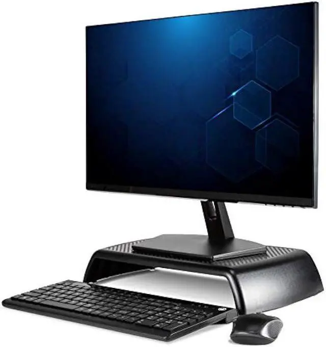 Alt view image 4 of 6 - Allsop ErgoRiser Monitor Stand  Made in the USA, with US Sourced ABS Plastic