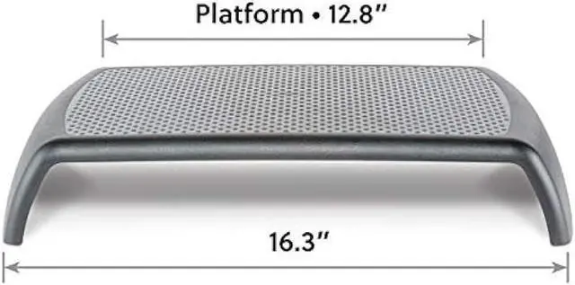 Alt view image 6 of 6 - Allsop ErgoRiser Monitor Stand  Made in the USA, with US Sourced ABS Plastic