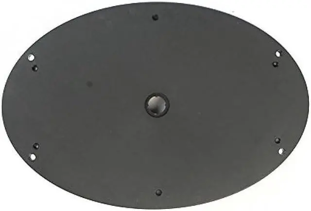 Alt view image 3 of 7 - Vu Ryte Stackable 1 Inch Computer Monitor Riser Stand, Oval, Black, VUR 8800 4-Pack