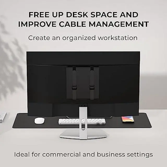 Alt view image 5 of 6 - HumanCentric Universal Wall and VESA Mount, Adjustable Strap for Small Computers, UPS Units, Cable Boxes, Modems and Other Electronic Devices, Mounts on The Wall or Back of a Computer Monitor