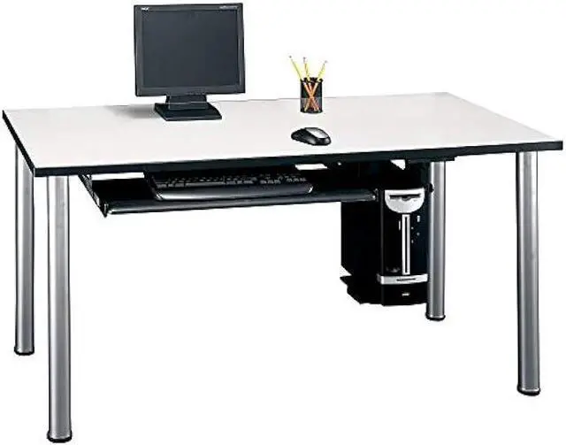 Alt view image 2 of 5 - Bush Business Furniture Universal Keyboard Shelf with Galaxy Finish