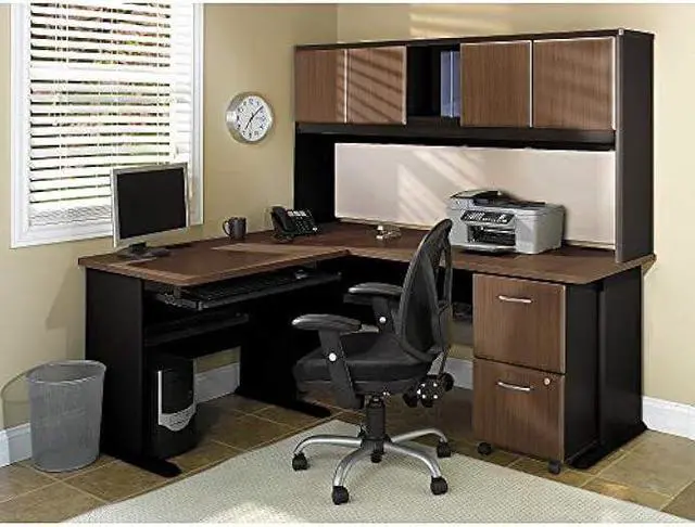 Alt view image 4 of 5 - Bush Business Furniture Universal Keyboard Shelf with Galaxy Finish