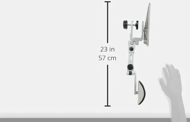 Alt view image 3 of 3 - Ergoguys Arm-Stand Computer Armrest (eg-ergoarm), Silver, 12.1 X 8.8 X 5.6 Inches