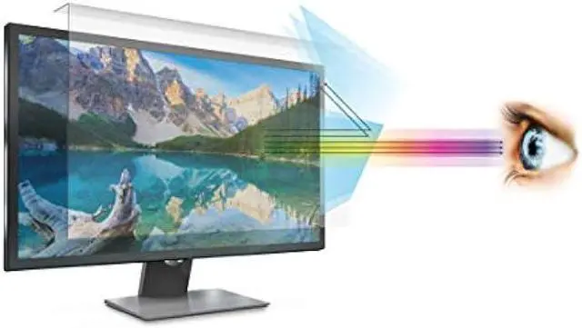 Main image of Anti Blue Light Screen Filter for 23 Inches Widescreen Desktop Monitor, Blocks Excessive Harmful Blue Light, Reduce Eye Fatigue and Eye Strain