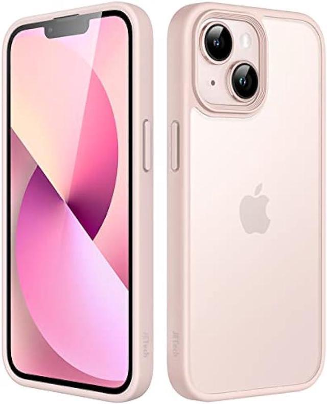 JETech Matte Case for iPhone 13 6.1-Inch, Shockproof Military Grade Drop  Protection, Frosted Translucent Back Phone Cover, Anti-Fingerprint (Chalk  Pink) 