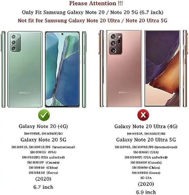 Alt view image 2 of 6 - for Samsung Galaxy Note 20 Case with Camera Lens Cover HD Screen Protector, Military-Grade Drop Tested Magnetic Ring Holder Kickstand Protective Phone Case for Samsung Galaxy Note 20 5G (Navy Blue)