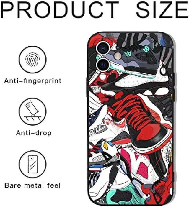 Alt view image 5 of 7 - Jkxwl iPhone 11 Case for Boys Men iPhone Case Upgraded [Camera Protection] with Full Body Protection Anti-Scratch Shockproof Case Compatible with iPhone 11 6.1 inch Cool Shoe