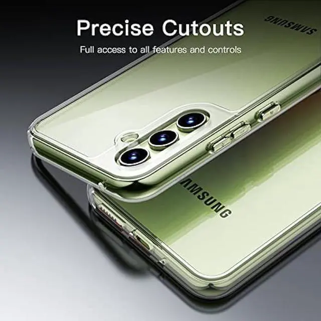 Alt view image 6 of 6 - JETech Case for Samsung Galaxy A54 5G 6.4-Inch, Non-Yellowing Shockproof Bumper Protective Phone Cover, Anti-Scratch Hard PC Back (Clear)