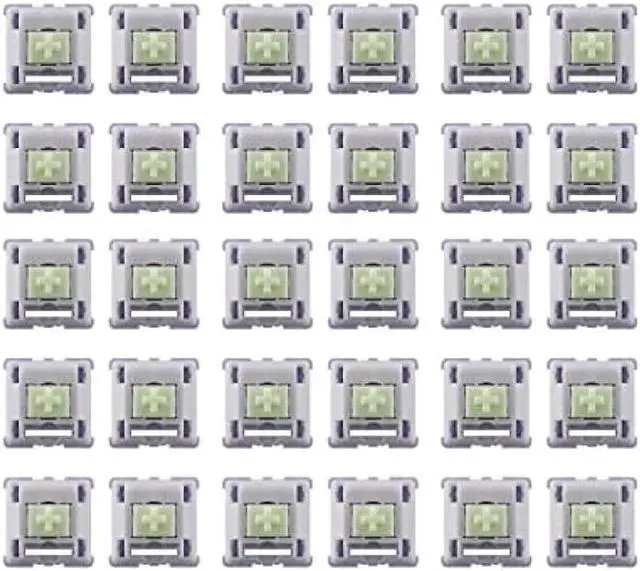 Alt view image 5 of 6 - EPOMAKER Wisteria 39gf Linear Mechanical Keyboard Switches Set, 5 Pin Factory Lubed 30 Pieces Switch, with POM PTFE Stem, 20.4mm Spring, Compatible with MX Keycaps for Gaming Keyboard DIY