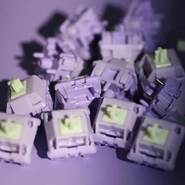 Alt view image 6 of 6 - EPOMAKER Wisteria 39gf Linear Mechanical Keyboard Switches Set, 5 Pin Factory Lubed 30 Pieces Switch, with POM PTFE Stem, 20.4mm Spring, Compatible with MX Keycaps for Gaming Keyboard DIY