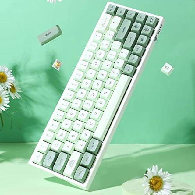 BOYI WK68 Hot Swappable RGB Mechanical Keyboard,Wireless Bluetooth