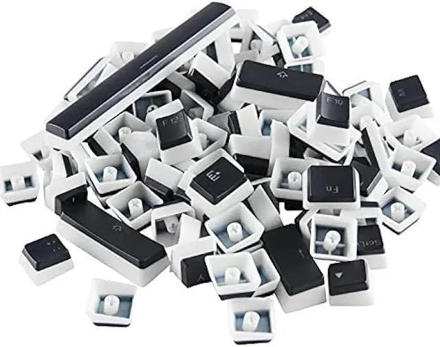 Alt view image 3 of 6 - Glorious Aura V2 (Black) - PBT Pudding Keycaps for Mechanical Keyboards - ANSI (US), ISO Compatible - Supports Full Size, TKL, 75%, 60% Layouts