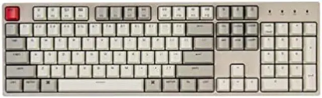 Main image of Keychron C2 Full Size Hot-swappable Wired Mechanical Keyboard Compatible with Mac, Keychron Red Switch, 104 Keys ABS Retro Color Keycaps Gaming Keyboard for Windows, USB-C Type-C Braid Cable