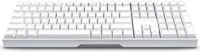 Alt view image 2 of 5 - Cherry MX 3.0 S Wired Mechanical Gaming Keyboard. Aluminum Housing Built for Gamers w/MX Red Silent Switches. RGB Backlit Color Display Over 16m Colors. from The Makers of MX. Full Size. Pure White.