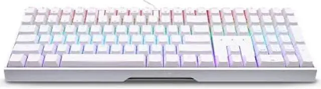 Alt view image 3 of 5 - Cherry MX 3.0 S Wired Mechanical Gaming Keyboard. Aluminum Housing Built for Gamers w/MX Red Silent Switches. RGB Backlit Color Display Over 16m Colors. from The Makers of MX. Full Size. Pure White.