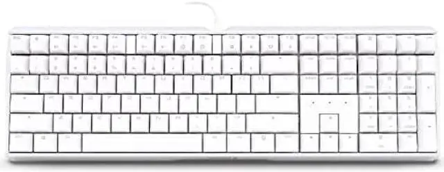 Alt view image 5 of 5 - Cherry MX 3.0 S Wired Mechanical Gaming Keyboard. Aluminum Housing Built for Gamers w/MX Red Silent Switches. RGB Backlit Color Display Over 16m Colors. from The Makers of MX. Full Size. Pure White.
