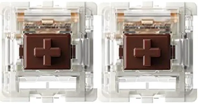 Main image of kutethy Gateron G Brown Pro Switches Pre-lubed 3pin RGB SMD Tactile for Gaming Mechanical Keyboard (72 Pcs, Brown)