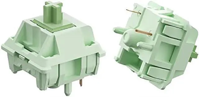 Main image of Feker Matcha Switches, Mechanical Keyboard DIY MX 5 pin Linear Switches Shaft for All MX Mechanical Keyboard - 60cN Force Pre Lubed (45PCS)