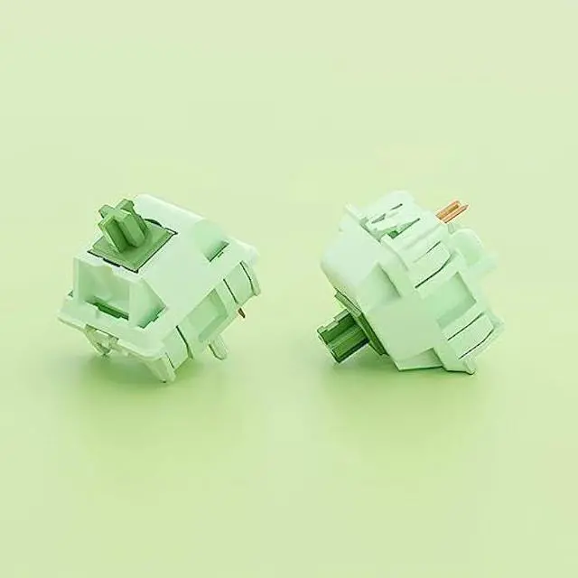 Alt view image 5 of 6 - Feker Matcha Switches, Mechanical Keyboard DIY MX 5 pin Linear Switches Shaft for All MX Mechanical Keyboard - 60cN Force Pre Lubed (45PCS)